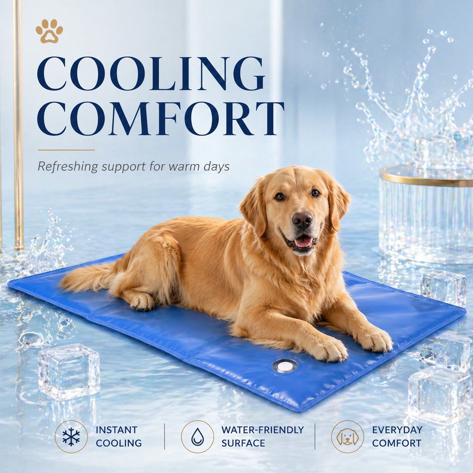 Orthopedic Dog Blanket Mat – 40x50cm or 50x90cm | Soft, Washable | For Large Dogs