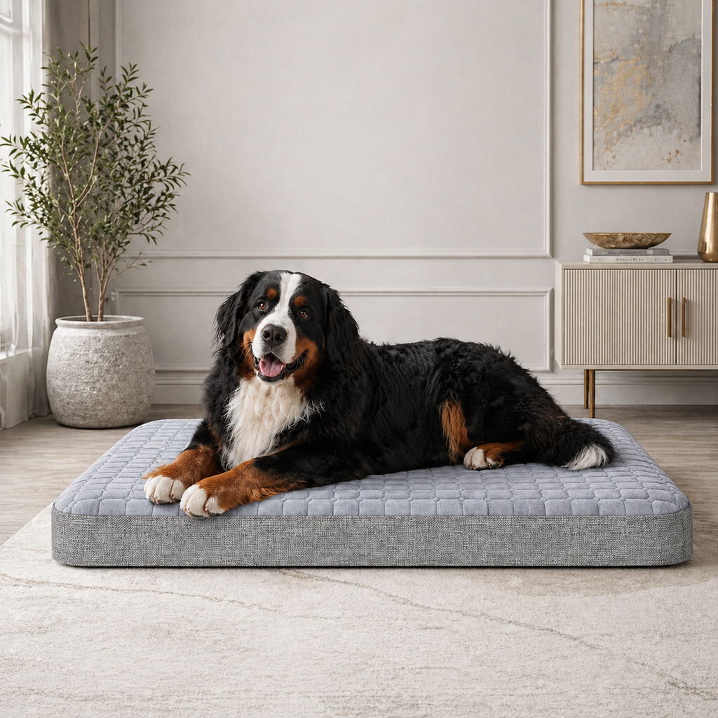 Inflatable Orthopedic Dog Bed – Washable Cover, Anti-Slip Bottom | Portable for Indoor, Outdoor & Travel